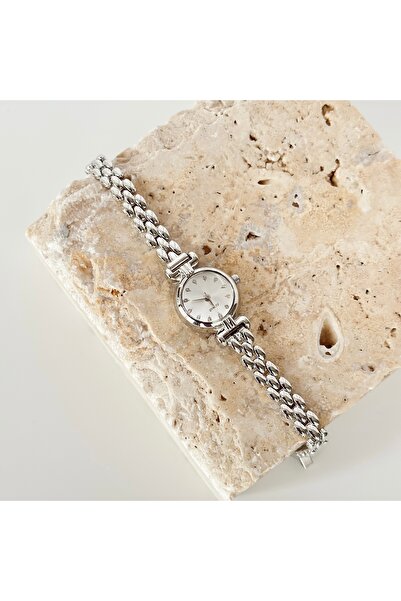 Vesce Atelier Riello Silver Watch White