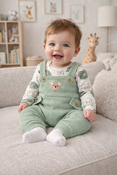 My Babies Label طقم ملابس داخلية للأطفال الأولاد مكون من 3 قطع مع جوارب من القطن