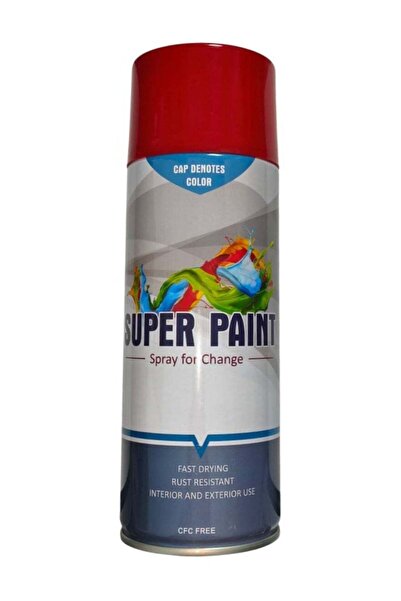 Super Paint Spray Paint 400ml | 240 Gram (Red)– High-Quality Multipurpose Paint
