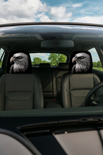 EVPANYA Decorative Car Headrest Covers, Set of 2