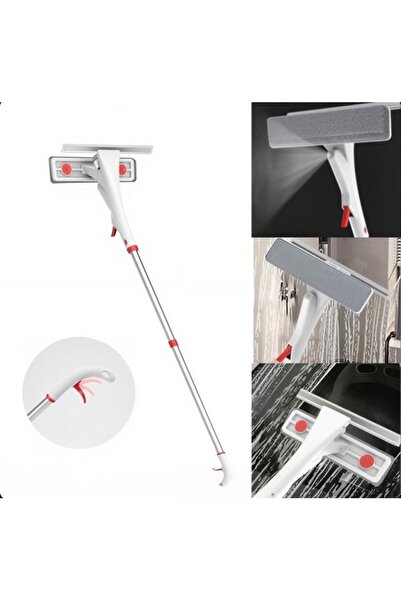 AMRIS 2-in-1 Window Wiper with Sprayer, Silicone Squeegee and Microfiber Cloth