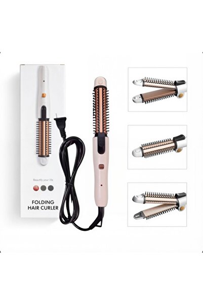 AMRIS Ondulator și Placă de Păr 3în1 pentru Ondulare, Îndreptare și Creponare