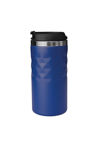 mercanpromosyon Navy Blue Steel Thermos Cup - Coffee Thermos with Leak-Proof ...