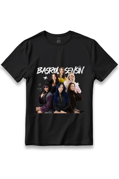 EZG Business Manifest Başrol Sensin Baskılı T-Shirt Unisex %100 Pamuk Nefes A...