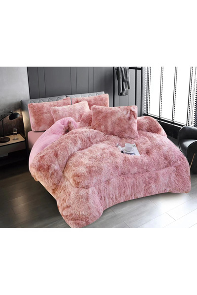FIONNA.RO Fluffy Quilt FLUFFY - Carnation Pink