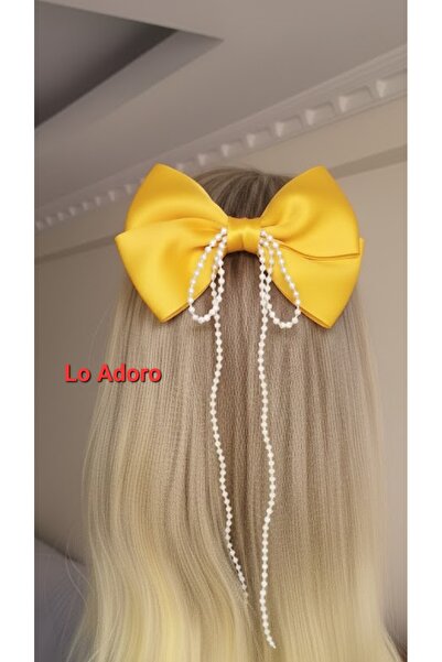 LO ADORO 2 τεμάχια Κορδέλα με πέρλες και φιόγκο Βουργουνδίας Κόκκινο Ναυτικό ...