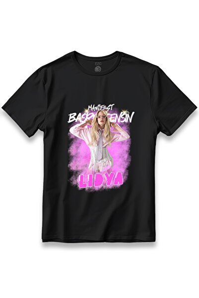 EZG Business Manifest Grup Lidya Başrol Sensin Baskılı T-Shirt Unisex %100 Pa...