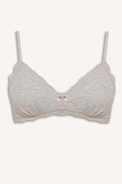 DeFacto Lace Detailed Detachable Cup Detachable Pads Non-Wired Bralet G7762Ax...