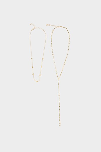 DeFacto Women's 2-Piece Necklace G4489Axns