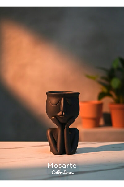 Mosarte مزهرية ديكور على شكل رجل يفكر – وعاء زهور بتصميم نحتي عصري |   تصميم ...