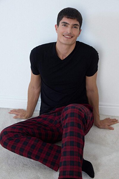 DeFacto Slim Fit V-Neck Top L4884Az25Au