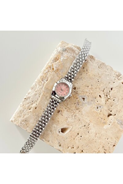 Vesce Atelier Ori Silver Watch Pink