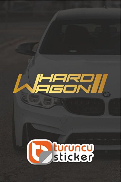 Turuncu Sticker هارد واجون - ملصق سيارة - ملصق زجاج السيارة - ملصق مركبة - مل...