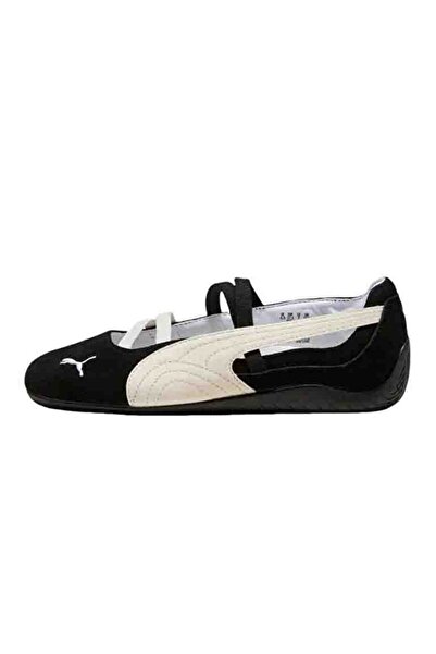 Puma Women's Speedcat Ballet Shoes | Black and White | Comfortable Shoes