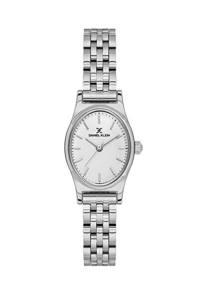 Daniel Klein Silver Color Women's Wristwatch and Bracelet with Gift Pack