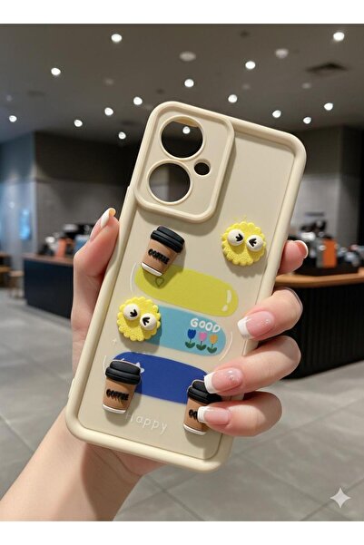 TECNOTREND Tecno Camon 19 / 19 Pro Uyumlu 3D Sevimli Desenli Görünümlü Siliko...