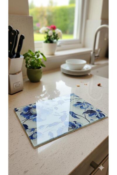 KRCONLİNE لوح تقطيع الفواكه والخضروات واللحوم والدجاج، طاولة عرض مقاومة للخدش...