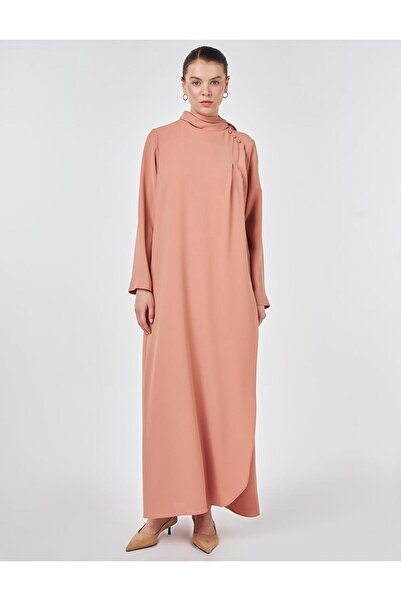 Kayra Șal cu guler din crep, Mantar