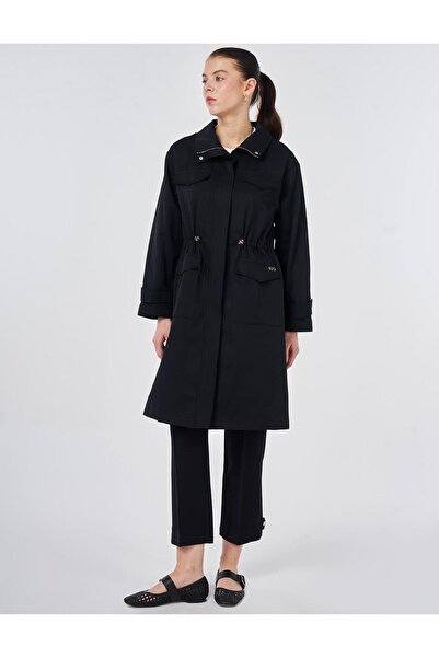 KYR Κάλυμμα για όρθιο γιακά με λεπτομέρεια τσέπης, μαύρο