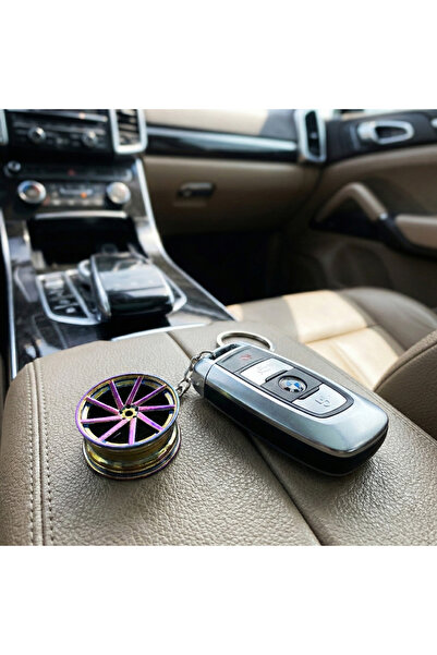 Erzi Μπρελόκ Μεταλλική Ζάντα Μπρελόκ Σχέδιο Χρωμίου