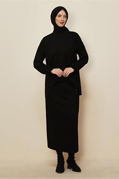 Alvina Set with Skirt and Binding Details 44249