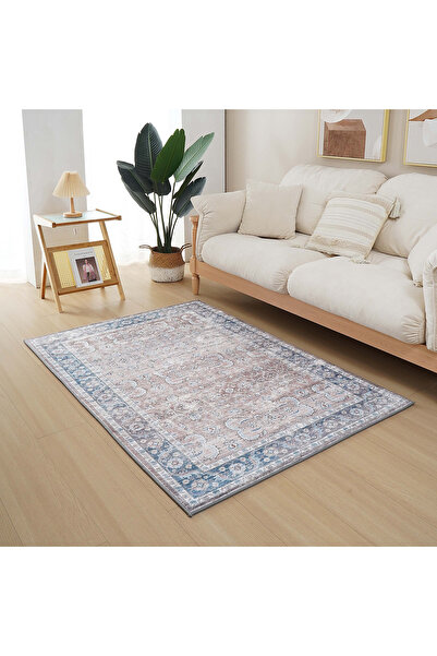 Generic سجاد أونتاريو أيدا المخططة من الفلانيل مطبوع - 110 × 160 سم