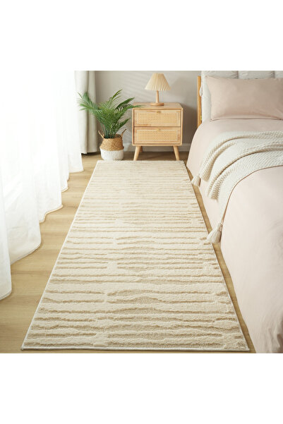 Generic Zara Donel Jacquard Rabbit Fur Rug - 75x230 cm