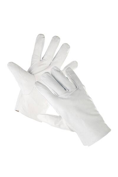 CERVA HAWK - White fine leather protective gloves 10