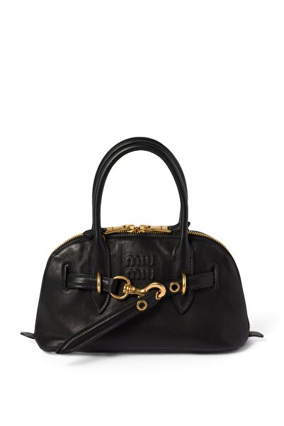 Miu Miu Aventure nappa leather top-handle bag