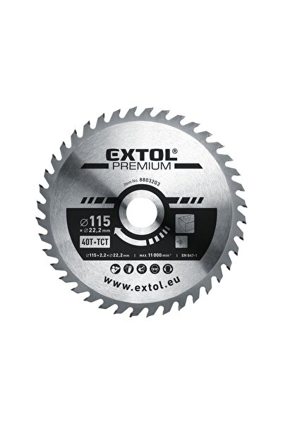 Extol Premium Disc circular 115mm, EXTOL PREMIUM, 8803203, 40T, 11000/min