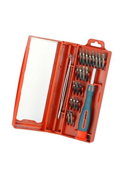 Extol Premium Set șurubelniță și biți, 22 de piese, fabricate din CR-V