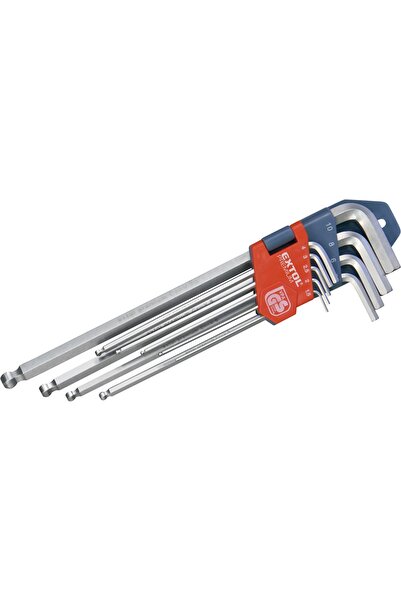 Extol Premium Cheie hexagonală în formă de L cu bilă, Extol, 8819312, 1,5-10 mm