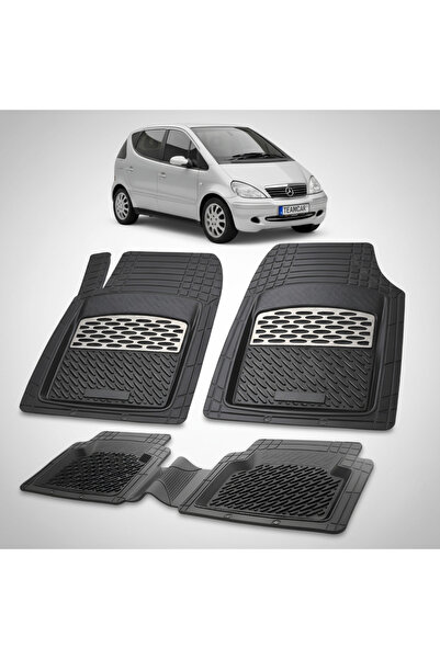 TEAMCAR Πατάκια δαπέδου Mercedes-Benz A-Class Συμβατά W168 1997-2004 | Ασημί