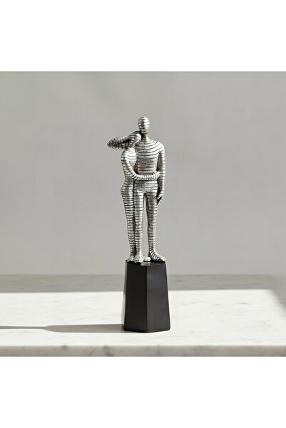 Generic Wren Abbie Polyresin Human Couple Figurine - 10x9x34 cm