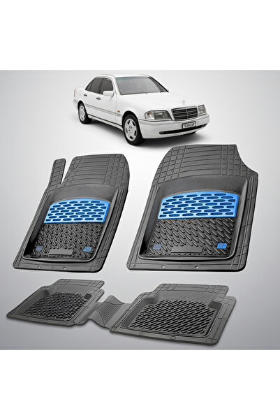 TEAMCAR Съвместими стелки за под за Mercedes-Benz C-Class W202 1993-2000 | Сини