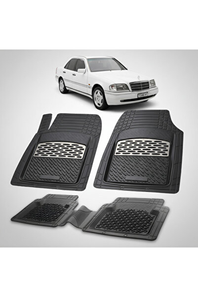 TEAMCAR Πατάκια δαπέδου Mercedes-Benz C-Class W202 1993-2000 | Ασημί