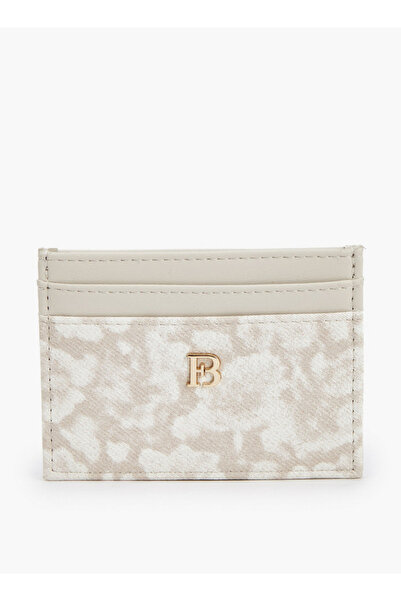 Flora Bella by Shoexpress Textured Card Holder with Monogram Detail