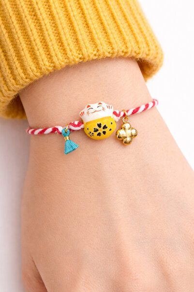EL YAPIMI Marteniçka Lucky Cat Bracelet