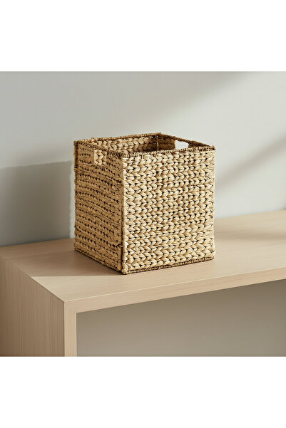 Generic Natura Water Hyacinth Cube Box - 33x32x32 cm