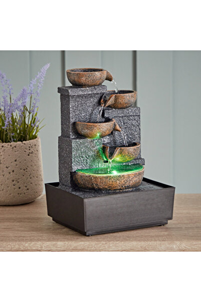 Generic Belen Modern Fountain with LED Light - 21x17x30 cm