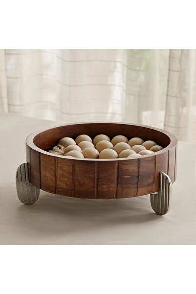 Generic Sifat Terrano Decorative Round Bowl - 33x33x12 cm