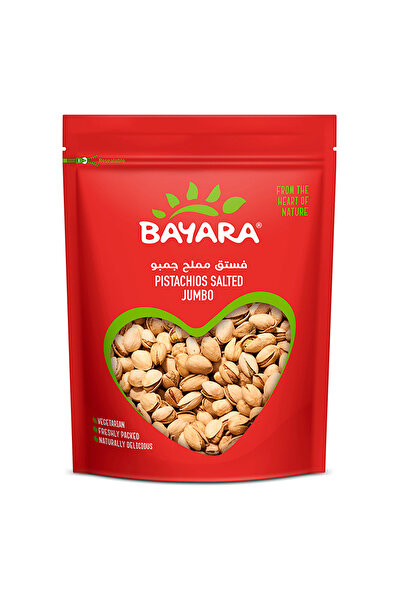 Bayara Salted Pistachio Jumbo Premium Roasted Crunchy Nut Snack Delight 250g ...