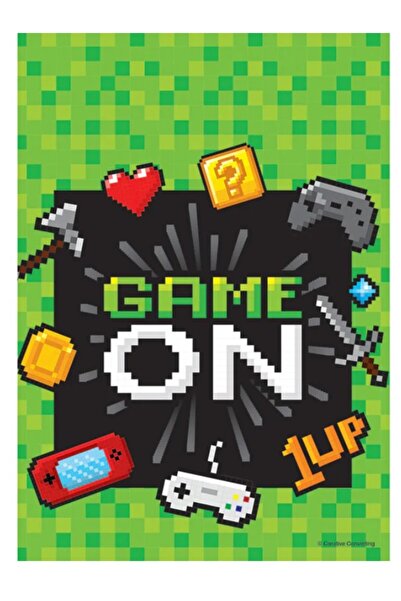 Creative Converting Gaming Party Loot Bag 9" x 6.5" 8Ct