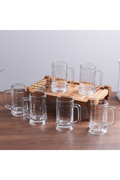 Generic Ocean Munich 6-Piece Beer Mug Set - 355 ml