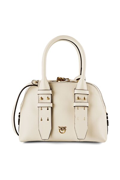 PİNKO Bowling Bag Handtasche Leder 21 cm