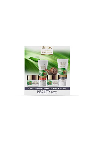 rosa uniqa Gift Set 4 in 1 Snail Extract, Hemp and Hyaluronic Acid