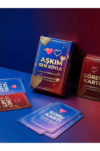 Rekabetçi Kutu Oyunları Aşkım Sen Söyle | Sevgililer İçin Kart Oyunu | Konuşm...