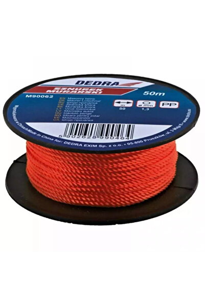 DEDRA EXIM Masonry twine 50m, dia 1.3mm, yellow roll