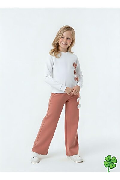 Butik KIZ ÇOCUK FİYONK DETAYLI 2Lİ TAKIM