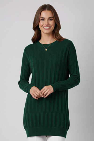 benguen Patterned Tunic N3174 Emerald Green